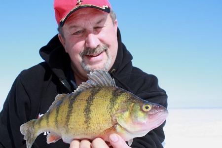 Minnesota Ice Fishing for Jumbo Perch